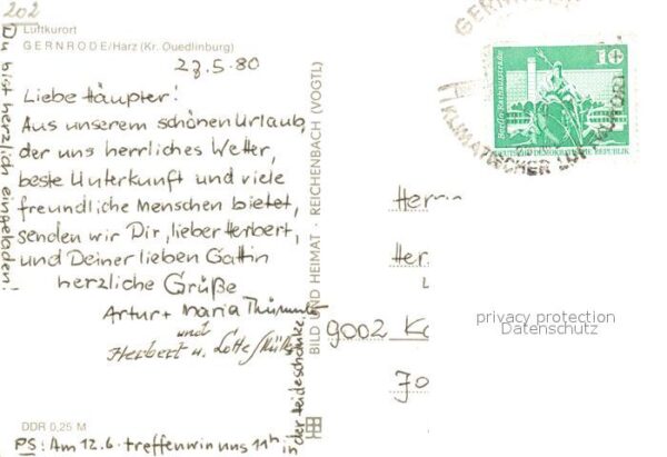 Gernrode Harz Rathaus Panorama FDGB Erholungsheime St – Bild 2