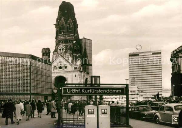 Berlin Kurfürstendamm Gedächtniskirche Europa