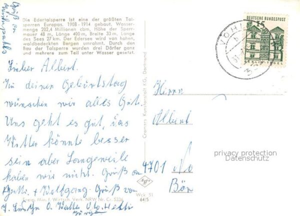 Edertalsperre Fliegeraufnahme – Bild 2
