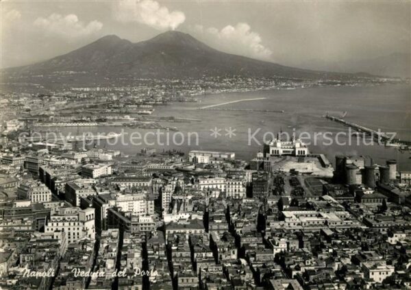 Napoli Neapel Veduta del Porto