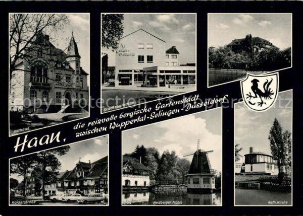 Haan Rheinland Rathaus Sparkasse Kaiserstrasse Heidber