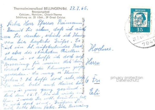 Bad Bellingen Panorama Thermalbad Schwimmbecken – Bild 2