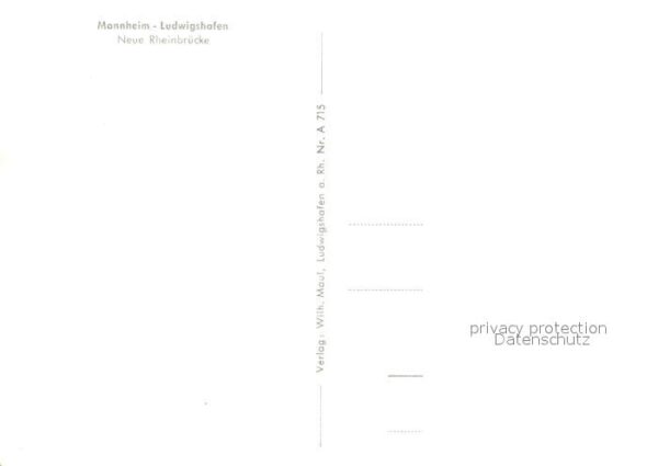Mannheim mit Ludwigshafen Neue Rheinbrücke – Bild 2