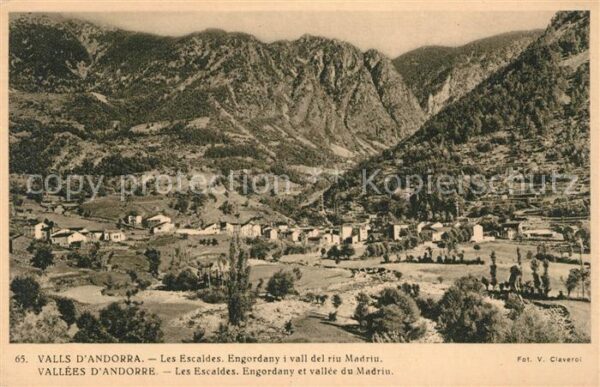 Andorra La Vella Escaldes Panorama