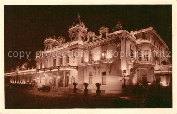 Monte-Carlo Casino Nachtaufnahme