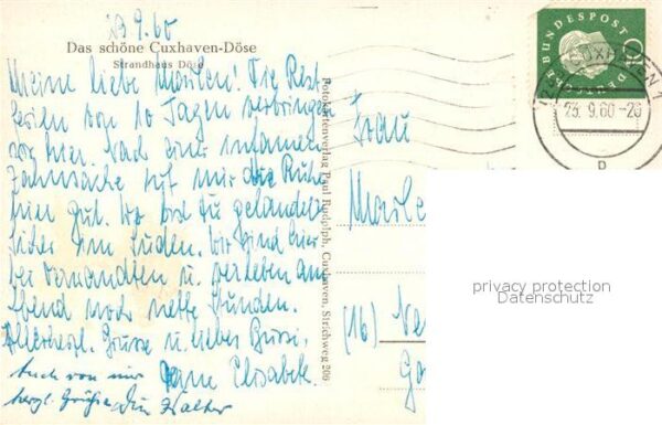 Cuxhaven Doese Nordseebad Strandhaus – Bild 2