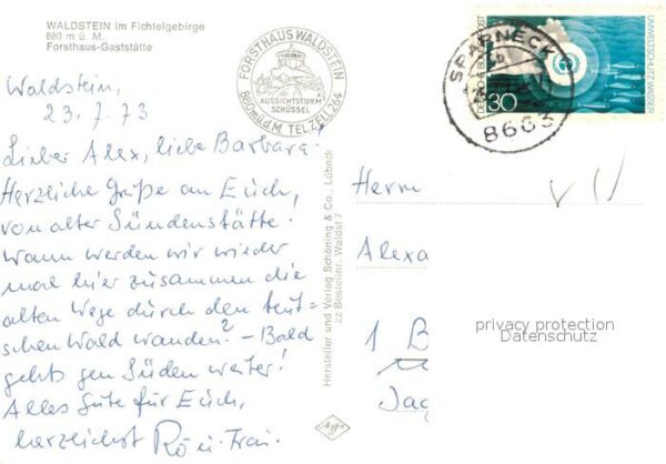 Waldstein Fichtelgebirge Forsthaus Gaststätte – Bild 2