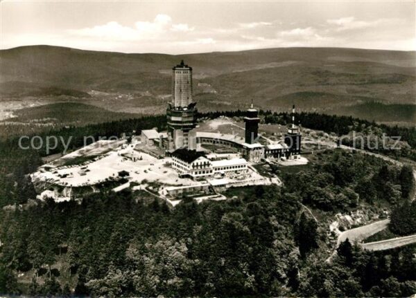 Grosser Feldberg Taunus Fliegeraufnahme Fernseh UKW Sender