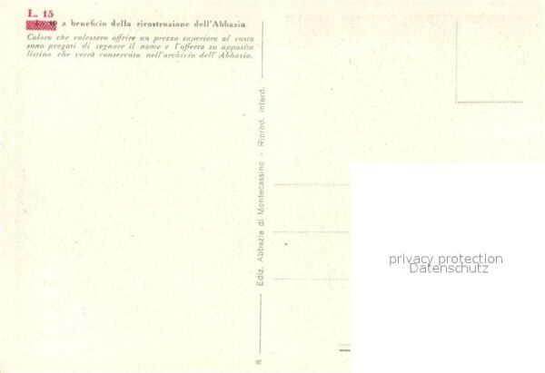 Montecassino Portale della Sagrestia – Bild 2