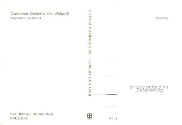 Zinnowitz Ostseebad Kegelbahn Strand – Bild 2