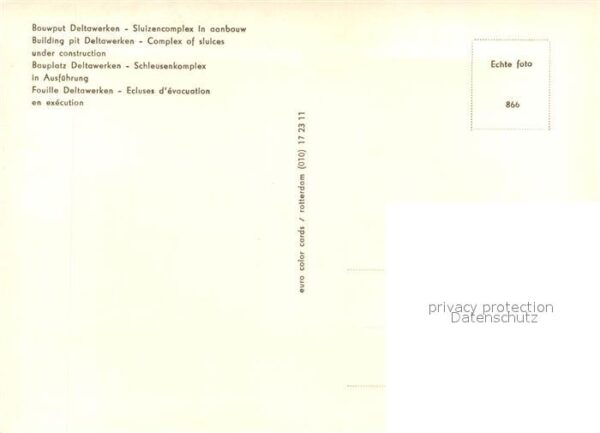 Zeeland Niederlande Schleusenkomplex Deltawerke – Bild 2
