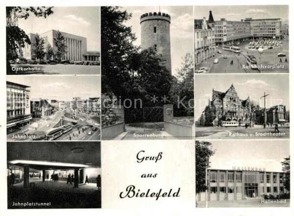 Bielefeld Oetkerhalle Jahnplatz Sparrenburg Bahnh