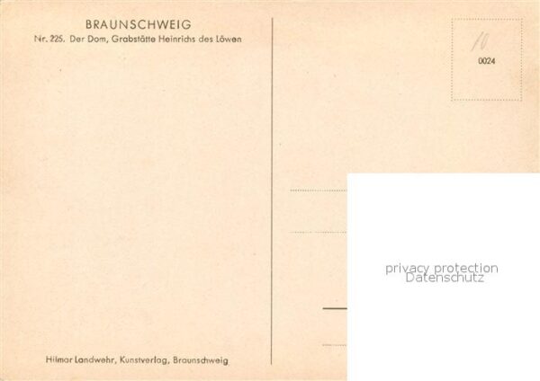 Braunschweig Dom Grabstätte Heinrichs des Löwen – Bild 2