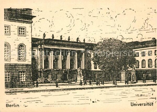 Berlin Humboldt Universität Künstlerkarte