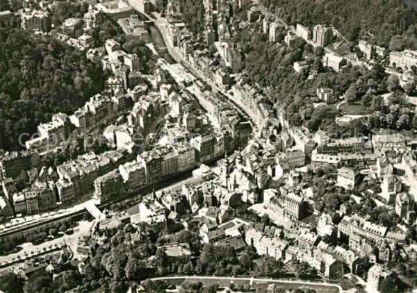 Karlovy Vary Fliegeraufnahme