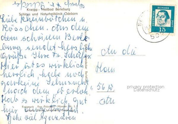 Berleburg Bad Schloss Naturheilklinik Odeborn – Bild 2