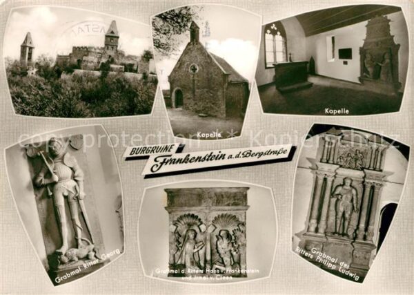 Frankenstein Bergstrasse Kapelle Ritter Georg