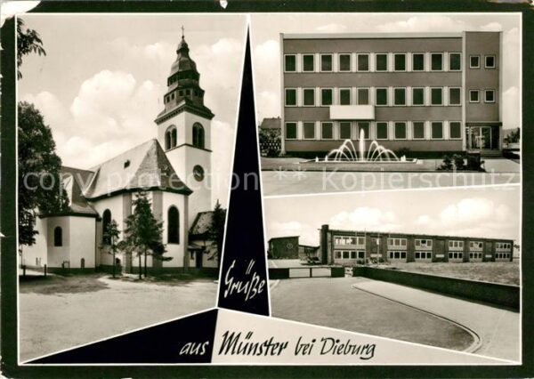 Muenster Dieburg Kirche Firma Haus