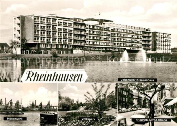 Rheinhausen Duisburg Volkspark Hüttenwerk Krankenhaus