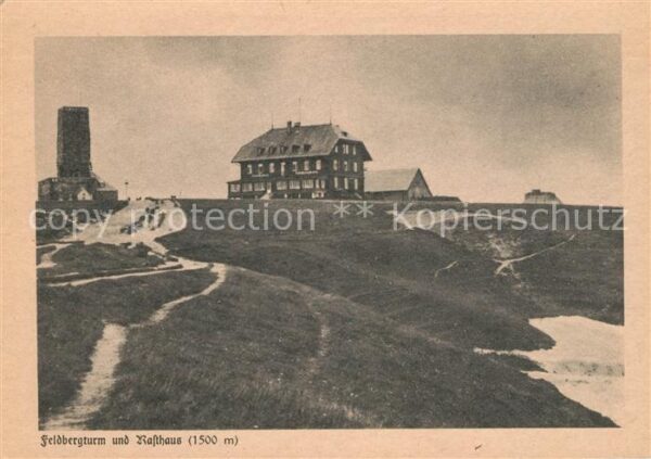 Feldberg Schwarzwald Turm Rasthaus