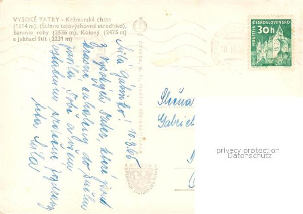 Vysoke Tatry Berghütte Kezmatska – Bild 2