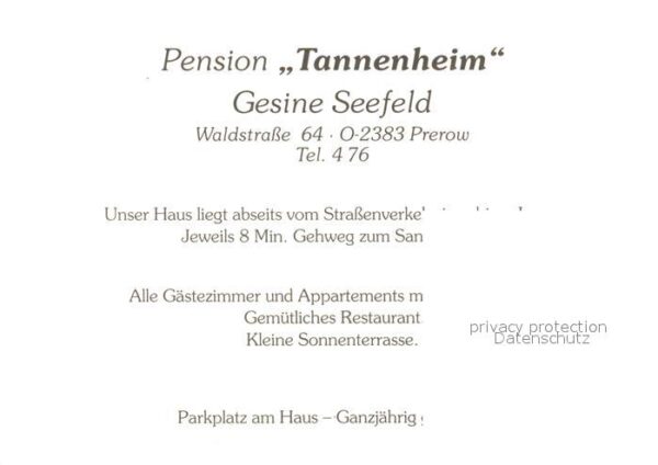 Prerow Ostseebad Pension Tannenheim – Bild 2
