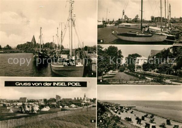 Insel Poel Fischerhafen Strand Zeltplatz