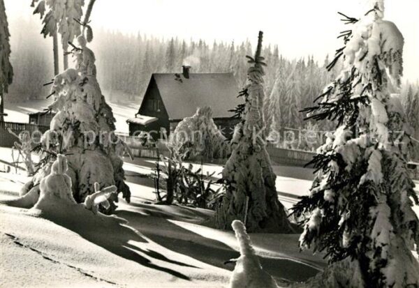 Erzgebirge Region Winterlandschaft