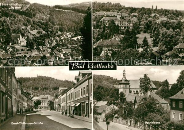 Gottleuba-Berggiesshuebel Bad Panorama Sanatorium Petrikirche