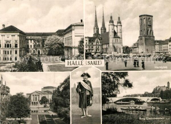 Halle Saale Marktplatz Theater des Friedens Univers