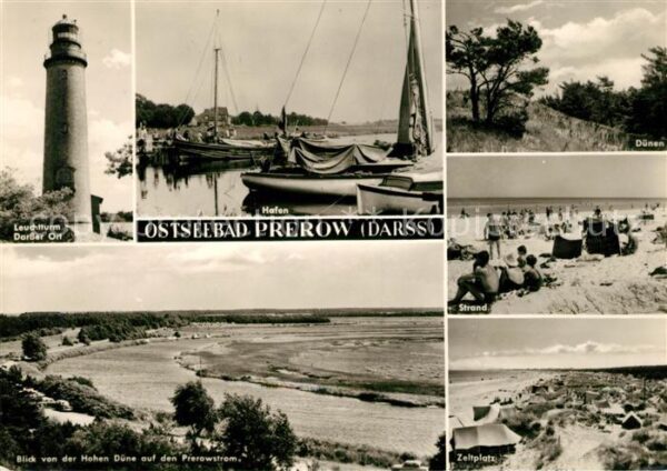 Prerow Ostseebad Leuchtturm Zeltplatz Strand