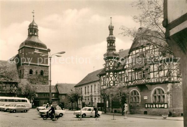 Harzgerode Markt Rathaus