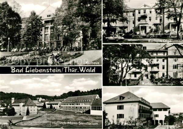 Bad Liebenstein Kurhaus Kurheime Olga Bernhard  Else He