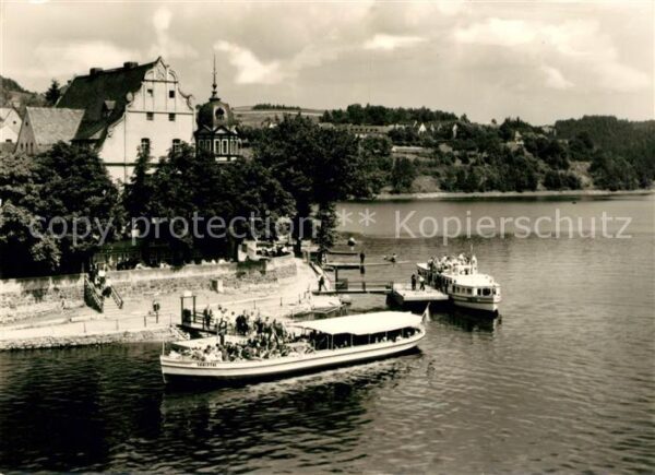 Saalburg Saale Schiffahrt HO Hotel Kranich