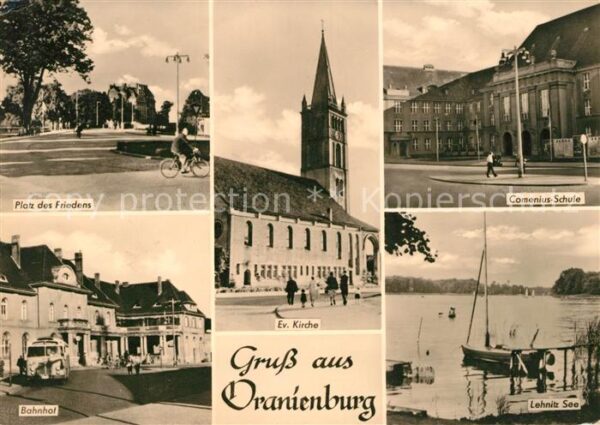Oranienburg Platz des Friedens Bahnhof Comeniusschu