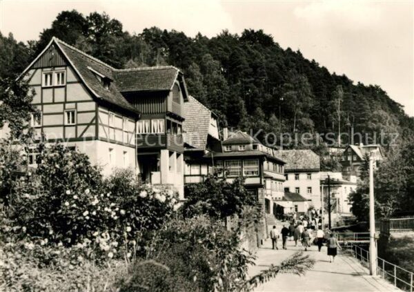 Rathen Saechsische Schweiz Ortsansicht