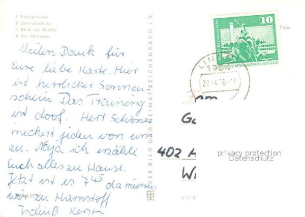 Lindow Mark Klosterruine Zentralschule Kirche Wutzs – Bild 2