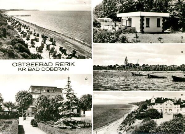 Rerik Ostseebad Strand Kurhaus Wochenendhäuser Haff Ste