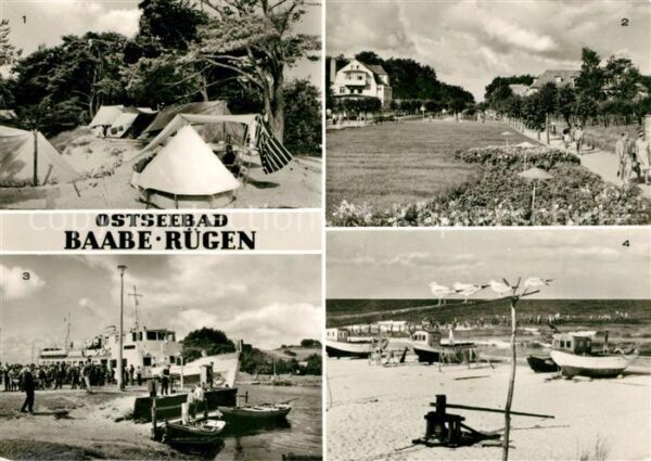 Baabe Ostseebad Ruegen Zeltplatz Strandpromenade Dampferanlege
