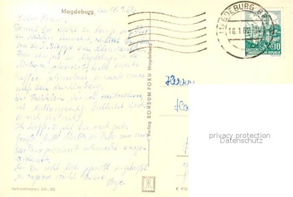 Magdeburg Ausstellungsturm Dom Karl Marx Straße E – Bild 2