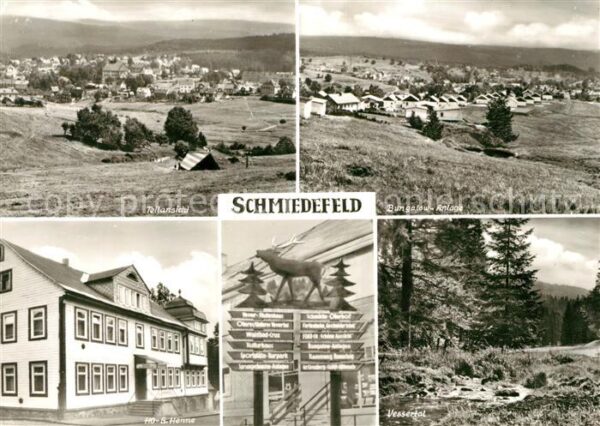 Schmiedefeld Rennsteig Bungalow Anlage HO Gaststätte Henne Ves