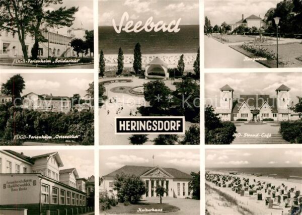 Heringsdorf Ostseebad Usedom FDGB Ferienheime Solidarität Ostseeblic