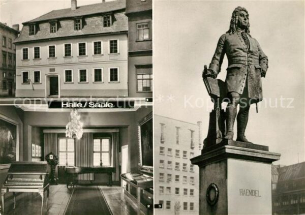 Halle Saale Händelhaus Englandzimmer Händel Denkmal