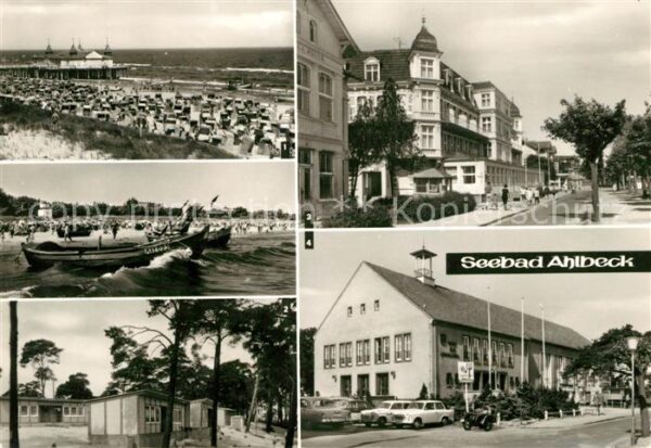 Ahlbeck Ostseebad Seebrücke FDGB Bungalowdorf Erholungshe