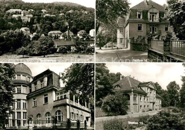 Gottleuba-Berggiesshuebel Bad Sanatorium Station 12 und 15 Kinderfach