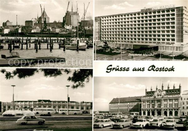 Rostock Interhotel Warnow Hauptbahnhof Rathaus