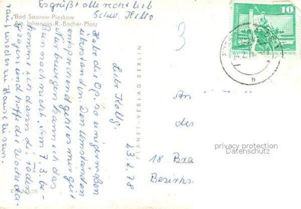 Pieskow Bad Saarow Johannes R Becher Platz – Bild 2