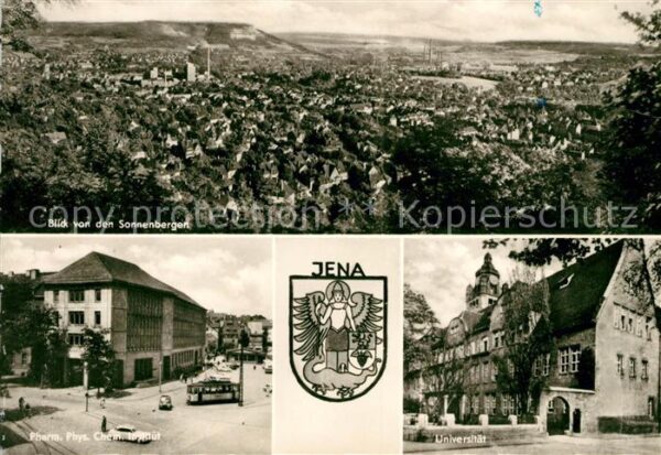 Jena Thueringen Panorama Pharmazeutisch Physikalisches