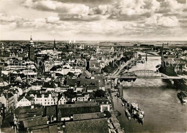 Bremen Panorama Blick vom Stephani Kirchturm