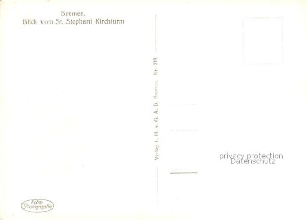 Bremen Panorama Blick vom Stephani Kirchturm – Bild 2